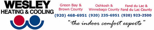 Wesley Heating & Cooling 1736 Sal St. Green Bay, WI 54302 - Phone: (920) 468-6951